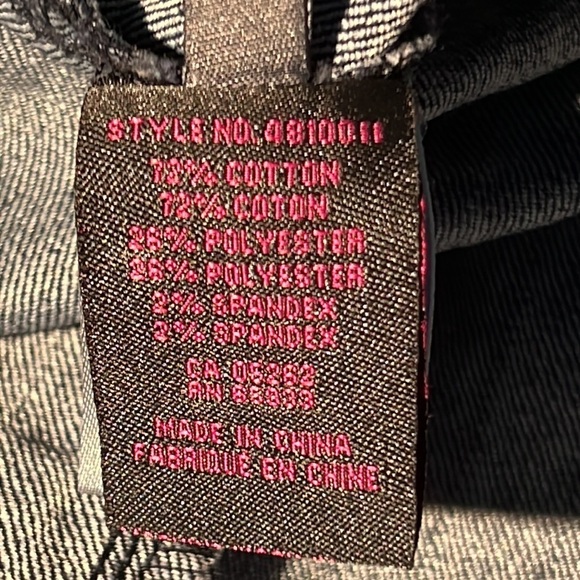 Point Zero Jean Mini Skirt Blue Size L - Picture 6 of 10